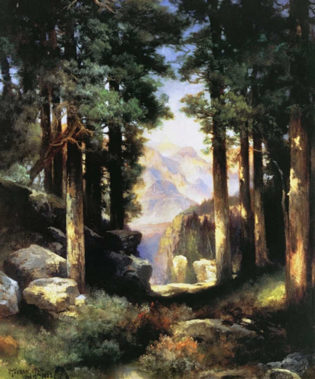 Grand Canyon of the Colorado Poster Print by Thomas Moran - Item # VARPDX133270